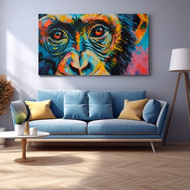 Colorful Monkey Painting